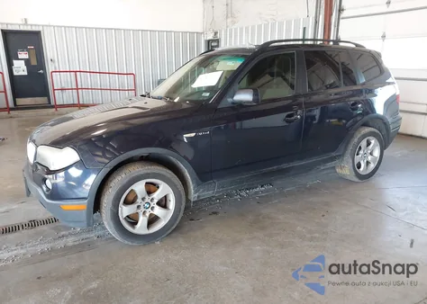 2007 BMW X3 3.0Si из США, поврежденный, VIN WBXPC93477WJ00843
